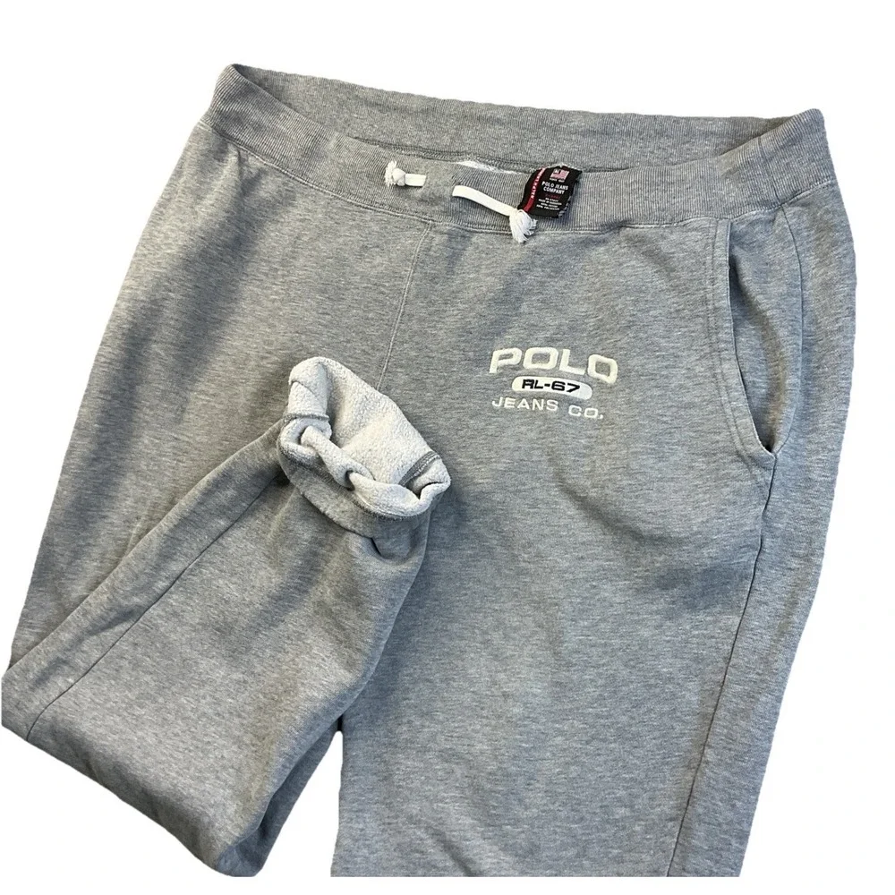 Vintage Polo Jeans Co Ralph Lauren Sweatpants Men Sz XL Joggers Embroidered 90s